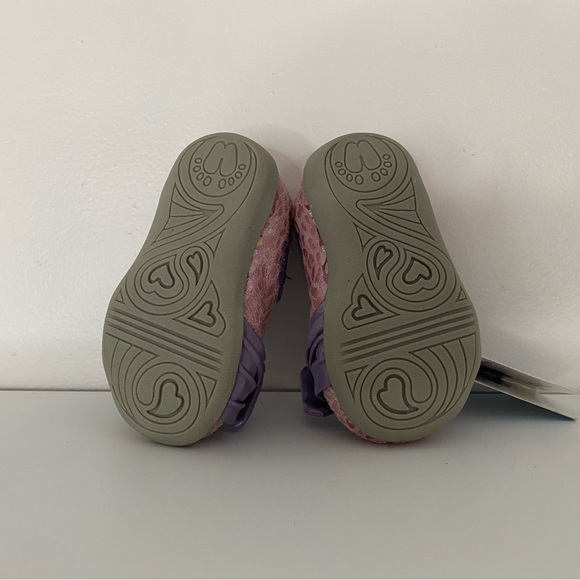 Wee Walkers Roberta Pink & Purple Sequinned Size 2 Baby Shoes - Picture 10 of 12
